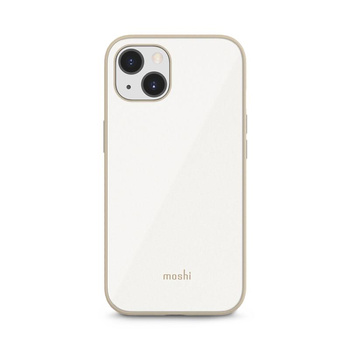 Moshi iGlaze Slim Hardshell Case - iPhone 13 Case (SnapTo system) (Pearl White)