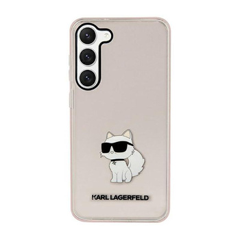 Karl Lagerfeld IML NFT Choupette - Pouzdro pro Samsung Galaxy S23 (růžové)