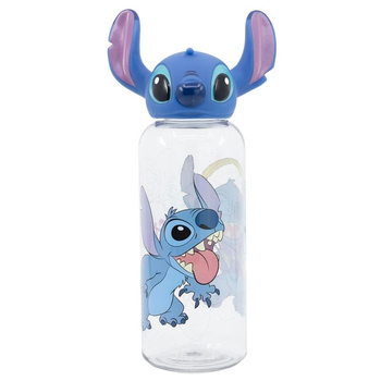 Disney Stitch - 560 ml Flasche mit 3D-Verschluss aus der Flowers-Kollektion