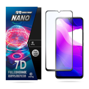 Crong 7D Nano Flexible Glass - 9H hibrid üveg a Xiaomi Mi 10 Lite teljes képernyőjére