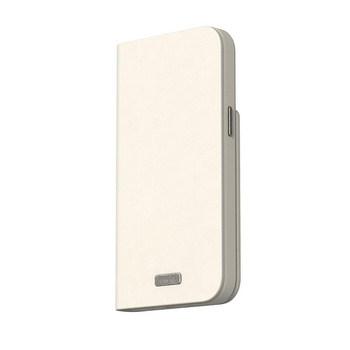 Moshi Overture MagSafe - Leather 3-in-1 flip case for iPhone 15 Pro Max (Eggnog White)