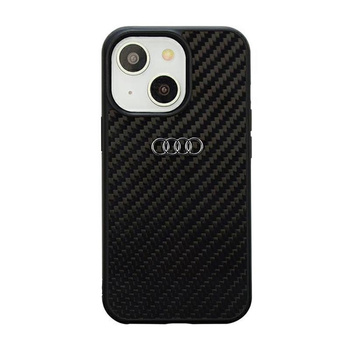 Audi Carbon Fiber - Etui iPhone 14 (Czarny)