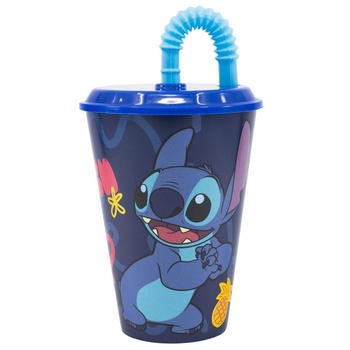 Disney Stitch - Kubek ze słomką z kolekcji Palms 430 ml