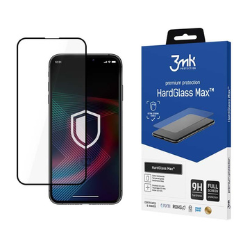 3mk HardGlass Max - Verre trempé pour iPhone 14 (Noir)