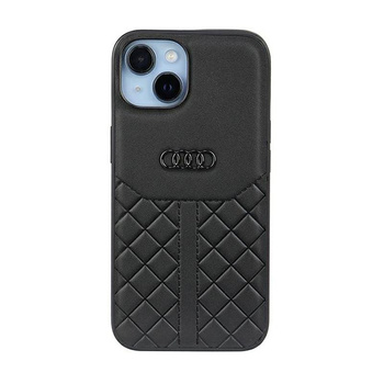 Audi Genuine Leather - iPhone 14 Case (Noir)