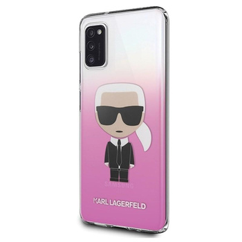 Karl Lagerfeld Iconic Karl Gradient - Samsung Galaxy A41 tok (rózsaszín)