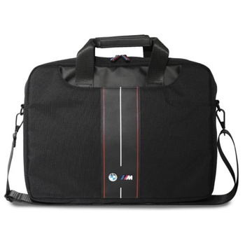 BMW Nylon Red Stripe - Sacoche pour ordinateur portable 16" (noir)