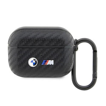 BMW Carbon Double Metal Logo - AirPods Pro Case (Black)