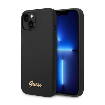 Guess Silicone Vintage - iPhone 14 Case (black)