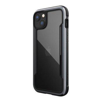 X-Doria Raptic Shield - Alumínium tok iPhone 14 Plus készülékhez (Drop-Tested 3m) (Fekete)