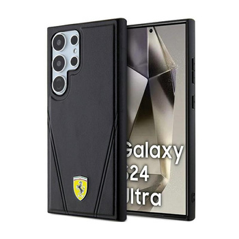 Ferrari Hot Stamp V Lines MagSafe - Samsung Galaxy S24 Ultra Case (black)