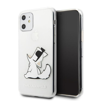 Karl Lagerfeld Choupette Fun Sunglasses - Etui iPhone 11 (Transparent)