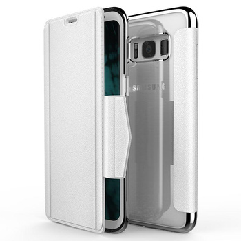 X-Doria Engage Folio - Samsung Galaxy S8+ Case with Card Pockets (White)