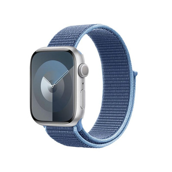 Crong Nylon - Sport szíj Apple Watch 38/40/41/42 mm-es órához (óceánkék)