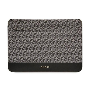 Pouzdro na počítač Guess GCube Stripes - 16" pouzdro na notebook (černé)