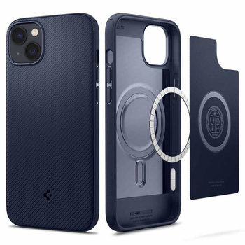 Spigen Mag Armor - pouzdro pro iPhone 14 (námořnická modrá)