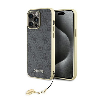 Guess 4G Charms Collection - iPhone 15 Pro Max Case (gray)