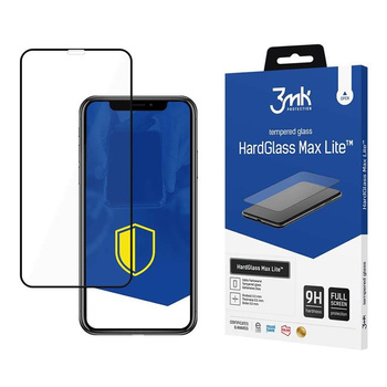 3mk HardGlass Max Lite - Verre trempé pour iPhone 11 (Noir)