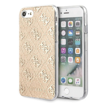 Guess 4G Glitter - tok iPhone SE 2020 / 8 / 7 (arany)