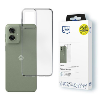 3mk Clear Case - Etui pour Motorola Moto G55 5G (Transparent)