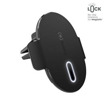 Speck Charging Vent Mount + ClickLock - MagSafe car mount with wireless charging (black)