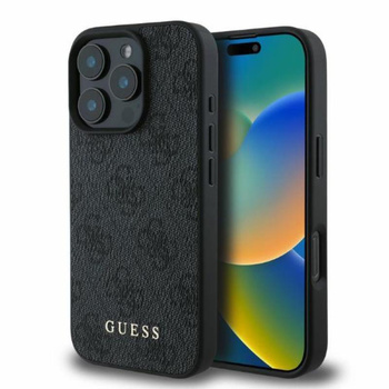 Guess 4G Classic - iPhone 16 Pro Tasche (schwarz)