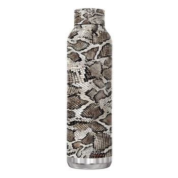 Quokka Solid - Rozsdamentes acél termikus palack 630 ml (Snake Print)