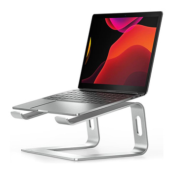 Crong AluBench - Support ergonomique pour ordinateur portable en aluminium (argent)