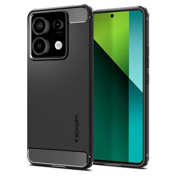 Spigen Rugged Armor - Gehäuse für Xiaomi Redmi Note 13 Pro 5G/POCO X6 5G (Mattschwarz)