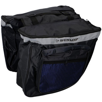 Dunlop - Bike rack bag / pannier large 26 l (Black-blue)