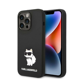 Karl Lagerfeld Silikonové pouzdro NFT Choupette - iPhone 14 Pro Max (černé)