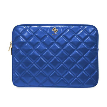 Guess Quilted 4G Sleeve - pouzdro na 13" / 14" notebook (modré)