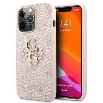 Guess 4G Big Metal Logo - iPhone 13 Pro Max Tasche (rosa)