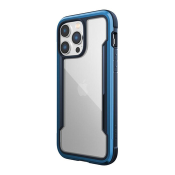 X-Doria Raptic Shield - Alumínium tok iPhone 14 Pro Max (Drop-Tested 3m) (Marine Blue)