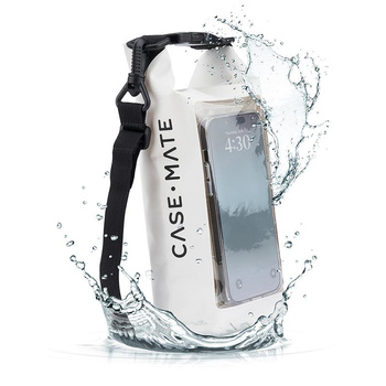 Case-Mate Waterproof Mini Phone Bucket Dry Bag - Wasserdichte Tasche mit Fach für Telefone bis zu 7" (Sand Dollar)