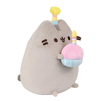 Pusheen - Plush mascot with birthday cap and cake 24 cm