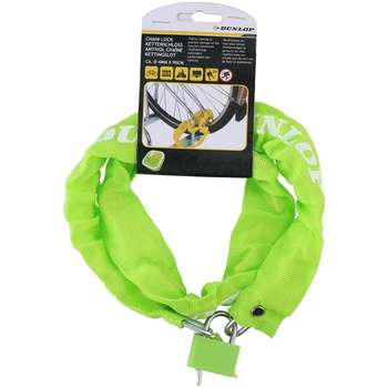 Dunlop - Anti-theft bicycle clasp 90 cm (Green)