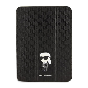 Karl Lagerfeld Folio Magnet Allover Saffiano Monogram NFT Ikonik - iPad 10.9" tok (2022) (Fekete)