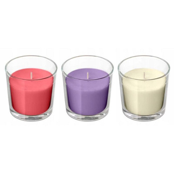 Arti Casa - Set of scented candles in glass (Set of 3)