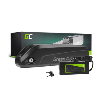 Green Cell - Batterie E-Bike avec chargeur 36V 10.4Ah 374Wh Li-Ion 5.5x2.1mm