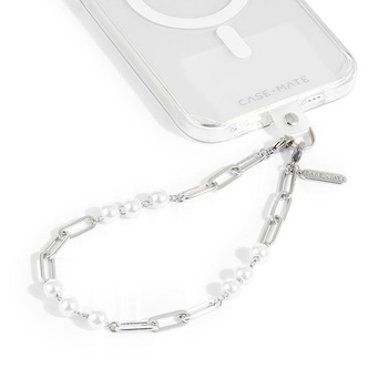 Case-Mate Link Chain Phone Wristlet - Uniwersalna smyczka do telefonu (Silver Pearl)