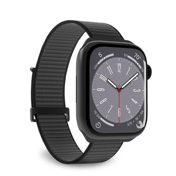 PURO Nylon Sport - Strap for Apple Watch 42/44/45/49 mm (Black)