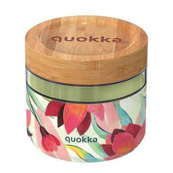 Quokka Deli Food Jar - Pojemnik szklany na żywność / lunchbox 820 ml (Spring)