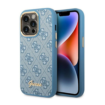 Guess 4G Metal Camera Outline Case - iPhone 14 Pro Max Case (blue)