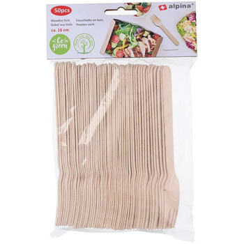 Alpina - Disposable wooden forks 16 cm 50 pcs.