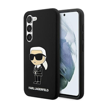 Karl Lagerfeld Silikon NFT Ikonik - Samsung Galaxy S23 Tasche (schwarz)