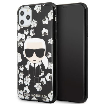 Karl Lagerfeld Iconic Karl Flower - iPhone 11 Pro Max Case (black)