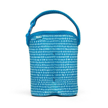 BUILT Bottle Buddy - Double bottle thermo-pack (Dribble Dots Blue)