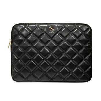 Guess Quilted 4G Sleeve - pouzdro na 13" / 14" notebook (černé)