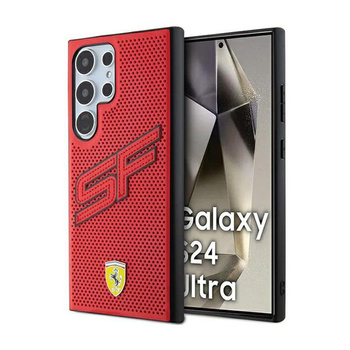 Ferrari Big SF Perforiert - Samsung Galaxy S24 Ultra Tasche (rot)